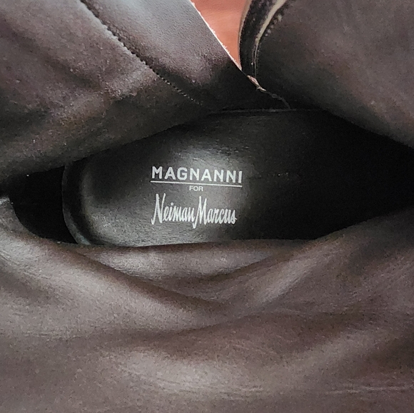 Magnanni for Neiman Marcus Men's side zip leather boot Size 10.5 - Picture 5 of 10
